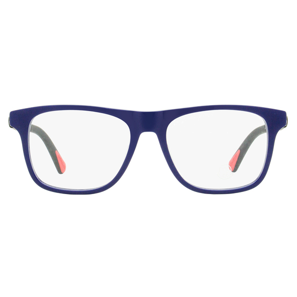 Moncler Rectangular Eyeglasses ML5161 090 Blue/Black 54mm - Picture 2 of 3